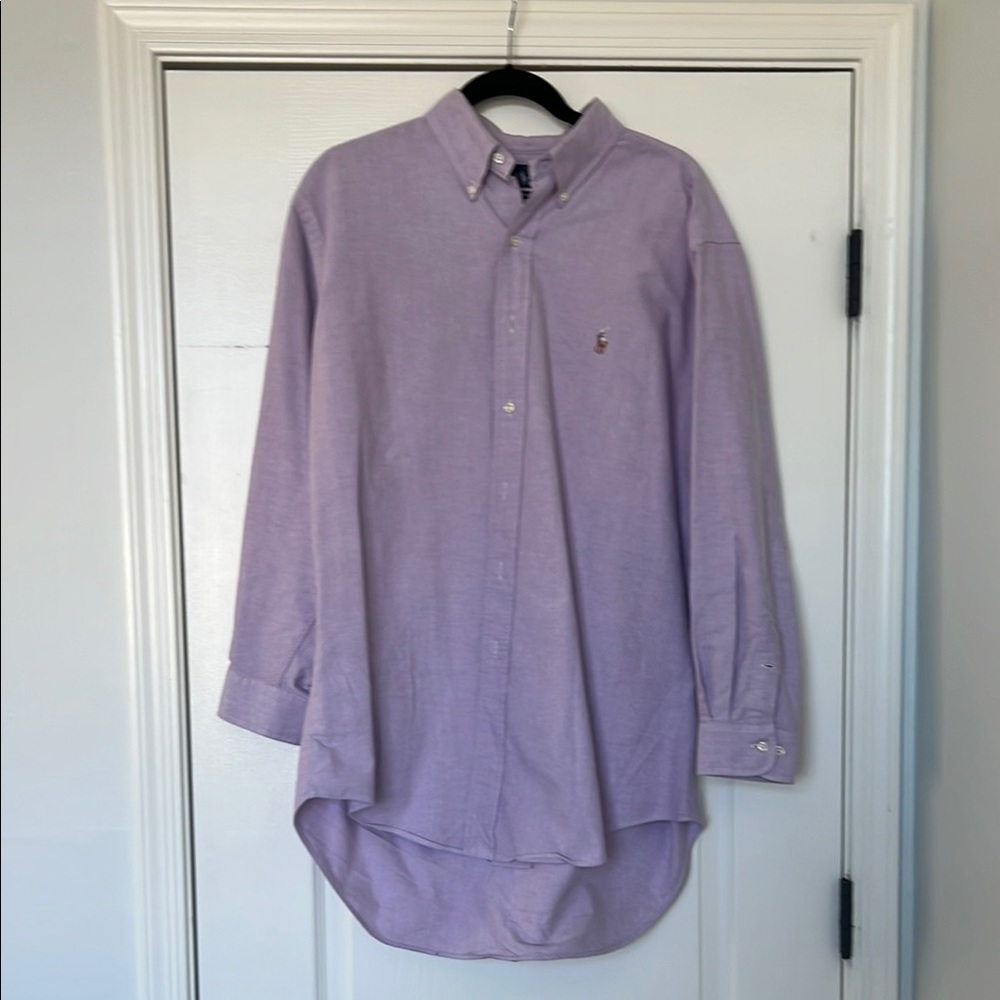 Ralph Lauren Lavender Men's Button Down Shirt